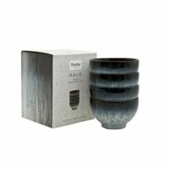 Denby Halo 4 Piece Small Bowl Set - Premium Stoneware Tableware -HARTS OF STUR Sales 199040146 DENBY HALO 4 PC SMALL BOWL SET 1