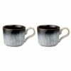 Denby Halo Brew Set Of 2 Espresso Cups - Premium Stoneware Drinkware -HARTS OF STUR Sales 199041011 Denby Halo Brew Set Of 2 Espresso Cups