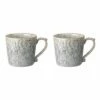 Denby Halo Speckle Pair of Mugs - Premium Stoneware Drinkware