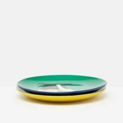 Joules Brightside Doris The Dog Set Of 2 Side Plates - Charming Tableware for Dog Lovers -HARTS OF STUR Sales 218317DOGSTRIPE Joules Brightside Doris The Dog Set Of 2 Side Plates 2