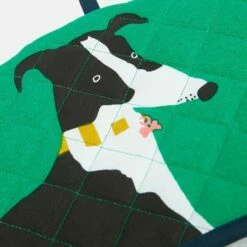 Joules Brightside Green Dog Tea Cosy - Quirky & Stylish Tea Cosy for Tea Lovers -HARTS OF STUR Sales 218330GREENDOG Joules Brightside Green Dog Tea Cosy 1