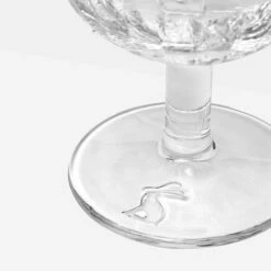 Joules Country Cottage Pressed Glass Bee Wine Glass Set Of 4 - Elegant Drinkware for Every Occasion -HARTS OF STUR Sales 218346GLASSBEE Joules Country Cottage Pressed Glass Bee Wine Glass Set Of 4 2