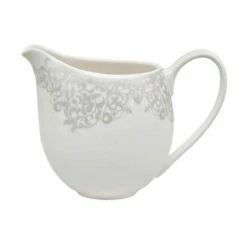 Denby Monsoon Filigree Silver Small Jug - Elegant Tableware for Modern Dining