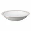 Denby Natural Canvas Shallow Rimmed Bowl - Premium Stoneware Tableware -HARTS OF STUR Sales 375010008 DENBY NATURAL CANVAS SHALLOW RIMMED BOWL