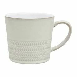 Denby Natural Canvas Textured Large Mug - Premium Stoneware Drinkware