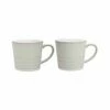 Denby Natural Canvas 2 Piece Textured Mug Set - Premium Stoneware Drinkware -HARTS OF STUR Sales 375040579 Denby Natural Canvas 2pc Textured Mug Set