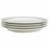 Denby Natural Canvas 4 Piece Dinner Plate Set - Premium Stoneware Tableware -HARTS OF STUR Sales 375041005 Denby Natural Canvas 4pc Dinner Plate Set
