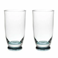 Denby Greenwich / Regency Green Pack Of 2 Large Tumblers - Premium Stoneware Drinkware