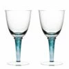 Denby Greenwich / Regency Green Pack of 2 Red Wine Glasses - Elegant Drinkware -HARTS OF STUR Sales 400010704 Denby Regency Green Pack Of 2 Red Wine Glasses