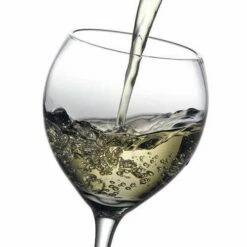 Denby Halo / Praline White Wine Glass Pack Of 2 - Elegant Drinkware for Modern Dining -HARTS OF STUR Sales 400011203 Denby Halo Praline White Wine Glass 2 Pack 3