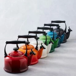 Le Creuset Bamboo Traditional Kettle - Enamel Cast Iron Stovetop Tea Kettle, 1.7L 12 Le Creuset Bamboo Traditional Kettle - Enamel Cast Iron Stovetop Tea Kettle, 1.7L -HARTS OF STUR Sales 40102024080000 Le Creuset Bamboo Traditional Kettle 4