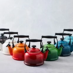 Le Creuset Bamboo Traditional Kettle - Enamel Cast Iron Stovetop Tea Kettle, 1.7L 13 Le Creuset Bamboo Traditional Kettle - Enamel Cast Iron Stovetop Tea Kettle, 1.7L -HARTS OF STUR Sales 40102024080000 Le Creuset Bamboo Traditional Kettle 5