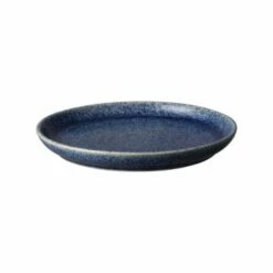 Denby Studio Blue Cobalt Medium Coupe Plate - Elegant Tableware for Modern Dining -HARTS OF STUR Sales 410012004 Denby Studio Blue Cobalt Medium Coupe Plate 1