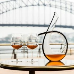 Riedel Black Tie Decanter - Premium Crystal Decanter for Wine & Spirits -HARTS OF STUR Sales 410023 Riedel Decanter Black Tie 1