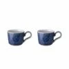 Denby Studio Blue Brew Set Of 2 Espresso Cups | Premium Stoneware Drinkware 2 Denby Studio Blue Brew Set Of 2 Espresso Cups | Premium Stoneware Drinkware -HARTS OF STUR Sales 410041011 Denby Studio Blue Brew Set Of 2 Espresso Cups