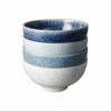 Denby Studio Blue 4 Piece Rice Bowl Set - Premium Stoneware Tableware -HARTS OF STUR Sales 411040045 Denby Studio Blue Set Of 4 Rice Bowls