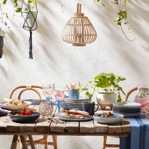 Denby Studio Blue 4 Piece Coupe Dinner Plate Set - Elegant Tableware for Modern Dining 7 Denby Studio Blue 4 Piece Coupe Dinner Plate Set - Elegant Tableware for Modern Dining - Image 5