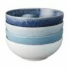 Denby Studio Blue 4 Piece Cereal Bowl Set - Premium Tableware for Everyday Use 2 Denby Studio Blue 4 Piece Cereal Bowl Set - Premium Tableware for Everyday Use -HARTS OF STUR Sales 411042007 Denby Studio Blue Set Of 4 Cereal Bowls