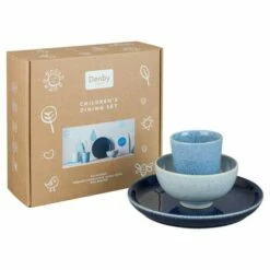 Denby Studio Blue Children's Dining Set - Durable & Stylish Tableware for Kids 8 Denby Studio Blue Children's Dining Set - Durable & Stylish Tableware for Kids -HARTS OF STUR Sales 411049903 Denby Studio Blue Childrens Dining Set 2