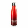 Le Creuset Cerise Hydration Bottle 500ml - Insulated Stainless Steel Water Bottle with Leak-Proof Lid -HARTS OF STUR Sales 41208500600000 Le Creuset Hydration Bottle 500ml Cerise