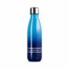 Le Creuset Azure Hydration Bottle 500ml - Premium Stainless Steel Water Bottle with Leak-Proof Lid -HARTS OF STUR Sales 41208502200000 Le Creuset Hydration Bottle Azure Blue