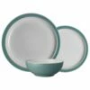 Denby Elements Fern Green 12 Piece Tableware Set - Premium Ceramic Dinner Set -HARTS OF STUR Sales 415041981 Denby Elements Fern Green 12 Piece Tableware Set