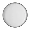 Denby Studio Grey White Medium Coupe Plate - Elegant Tableware for Everyday Dining -HARTS OF STUR Sales 426012204 Denby Studio Grey White Medium Coupe Plate