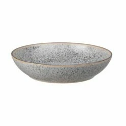 Denby Studio Grey Set of 4 Pasta Bowls - Premium Stoneware Tableware -HARTS OF STUR Sales 426040044 Denby Studio Grey Set Of 4 Pasta Bowls 1