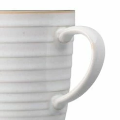Denby Studio Grey Set Of 2 Ridged Mugs - Premium Stoneware Drinkware -HARTS OF STUR Sales 426040616 Denby Studio Grey Set Of 2 Ridged Mugs 2