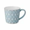 Denby Impression Blue Hourglass Large Mug - Premium Stoneware Drinkware -HARTS OF STUR Sales 436010200 Denby Impression Blue Hourglass Large Mug