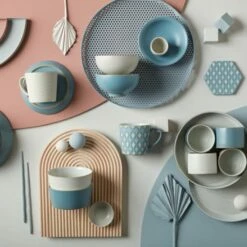 Denby Impression Blue Hourglass Small Plate - Elegant Tableware for Everyday Dining -HARTS OF STUR Sales 436010203 Denby Impression Blue Hourglass Small Plate 3