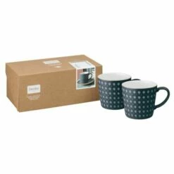 Denby Impression Charcoal Set of 2 Diamond Large Mugs - Premium Stoneware Drinkware 9 Denby Impression Charcoal Set of 2 Diamond Large Mugs - Premium Stoneware Drinkware -HARTS OF STUR Sales 437040200 Denby Impression Charcoal Set Of 2 Diamond Large Mug 2