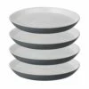 Denby Impression Charcoal 4 Piece Spiral Dinner Plate Set - Premium Tableware 1 Denby Impression Charcoal 4 Piece Spiral Dinner Plate Set - Premium Tableware -HARTS OF STUR Sales 437042555 Denby Impression Charcoal Set Of 4 Spiral Dinner Plates
