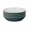 Denby Impression Charcoal 4 Piece Pasta Bowl Set - Premium Tableware for Stylish Dining -HARTS OF STUR Sales 437044044 Denby Impression Charcoal Set Of 4 Pasta Bowls