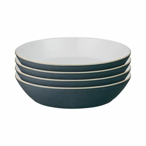 Denby Impression Charcoal 4 Piece Pasta Bowl Set - Premium Tableware for Stylish Dining 3 Denby Impression Charcoal 4 Piece Pasta Bowl Set - Premium Tableware for Stylish Dining