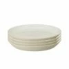 Denby Impression Cream 4 Piece Medium Plate Set - Elegant Tableware for Everyday Dining -HARTS OF STUR Sales 438040004 Denby Impression Cream Set Of 4 Medium Plates