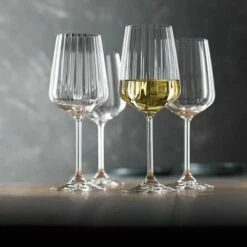 Spiegelau LifeStyle White Wine Glasses Set Of 4 - Premium Crystal Glassware for Elegant Dining -HARTS OF STUR Sales 4450172 Spiegelau Set of Four LifeStyle White Wine Glasses 3