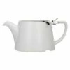London Pottery Oval Filter 3 Cup Teapot - Satin White | Premium Tea Brewing -HARTS OF STUR Sales 45370 London Pottery Oval Teapot Satin White