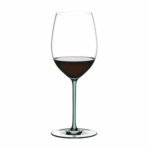 Riedel Hand Made Fatto A Mano Cabernet/Merlot Wine Glass - Mint | Premium Crystal Drinkware 4 Riedel Hand Made Fatto A Mano Cabernet/Merlot Wine Glass - Mint | Premium Crystal Drinkware - Image 2
