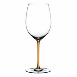 Riedel Hand Made Fatto A Mano Cabernet/Merlot Wine Glass - Orange -HARTS OF STUR Sales 49000 O Riedel Hand Made Fatto A Mano Cabernet Merlot Orange 1