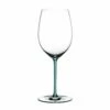 Riedel Hand Made Fatto A Mano Cabernet/Merlot Wine Glass - Turquoise | Premium Crystal Drinkware -HARTS OF STUR Sales 49000 T Riedel Hand Made Fatto A Mano Cabernet Merlot Turquoise