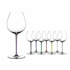 Riedel Hand Made Fatto A Mano Old World Pinot Noir Wine Glass Violet - Premium Crystal Wine Glass 7 Riedel Hand Made Fatto A Mano Old World Pinot Noir Wine Glass Violet - Premium Crystal Wine Glass -HARTS OF STUR Sales 490007V Riedel Hand Made Fatto a Mano Old World Pinot Noir 2