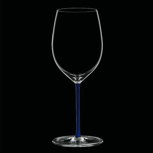 Riedel Hand Made Fatto A Mano Cabernet/Merlot Wine Glass - Dark Blue | Premium Drinkware 5 Riedel Hand Made Fatto A Mano Cabernet/Merlot Wine Glass - Dark Blue | Premium Drinkware - Image 3