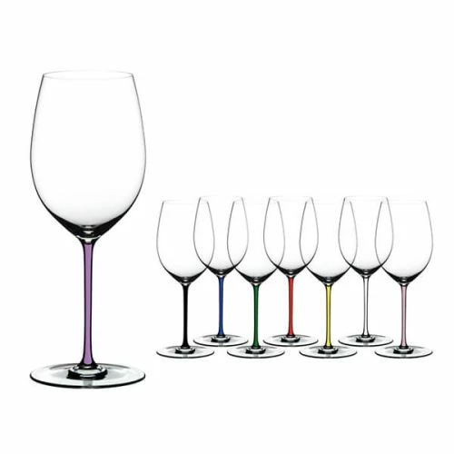 Riedel Hand Made Fatto A Mano Cabernet/Merlot Wine Glass - Violet | Premium Crystal Drinkware 5 Riedel Hand Made Fatto A Mano Cabernet/Merlot Wine Glass - Violet | Premium Crystal Drinkware - Image 3