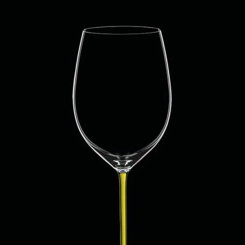 Riedel Hand Made Fatto A Mano Cabernet/Merlot Wine Glass - Yellow | Premium Crystal Drinkware 5 Riedel Hand Made Fatto A Mano Cabernet/Merlot Wine Glass - Yellow | Premium Crystal Drinkware - Image 3