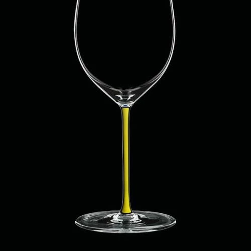 Riedel Hand Made Fatto A Mano Cabernet/Merlot Wine Glass - Yellow | Premium Crystal Drinkware 6 Riedel Hand Made Fatto A Mano Cabernet/Merlot Wine Glass - Yellow | Premium Crystal Drinkware - Image 4