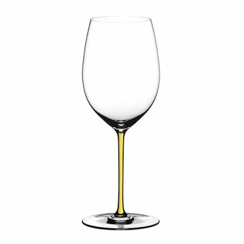 Riedel Hand Made Fatto A Mano Cabernet/Merlot Wine Glass - Yellow | Premium Crystal Drinkware 3 Riedel Hand Made Fatto A Mano Cabernet/Merlot Wine Glass - Yellow | Premium Crystal Drinkware