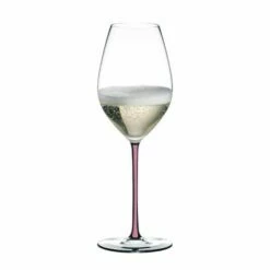 Riedel Hand Made Fatto A Mano Champagne Wine Glass Mauve - Premium Crystal Glassware -HARTS OF STUR Sales 490028 MA Riedel Hand Made Fatto A Mano Champagne Wine Glass Mauve 1