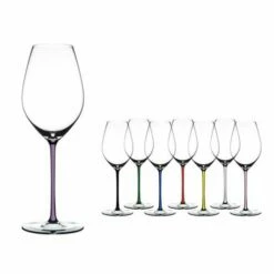 Riedel Hand Made Fatto A Mano Champagne Wine Glass Violet - Premium Crystal Glassware 7 Riedel Hand Made Fatto A Mano Champagne Wine Glass Violet - Premium Crystal Glassware -HARTS OF STUR Sales 490028V Riedel Hand Made Fatto a Mano Champagne Wine Glass Violet 2
