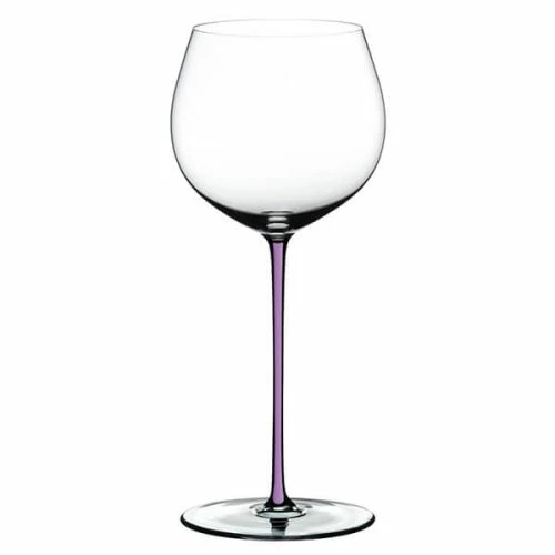 Riedel Hand Made Fatto A Mano Oaked Chardonnay Wine Glass Violet - Premium Crystal Drinkware 4 Riedel Hand Made Fatto A Mano Oaked Chardonnay Wine Glass Violet - Premium Crystal Drinkware - Image 2
